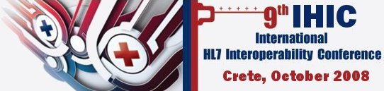 Banner promoting the IHIC 2008 conference